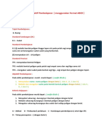 Contoh Penulisan Objektif Pembelajaran