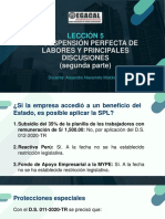 LEC5 PPT Suspensión Perfecta de Labores y Principales Discusiones PARTE II