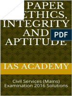 GS PAPER IV Ethics, Integrity and Aptitude - IAS ACADEMY