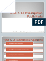 Tema 7. La Investigacion Publicitaria PDF