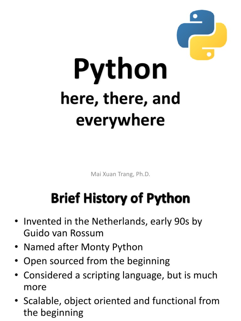 Python: The Most Popular Programming Language for Data and AI | PDF ...