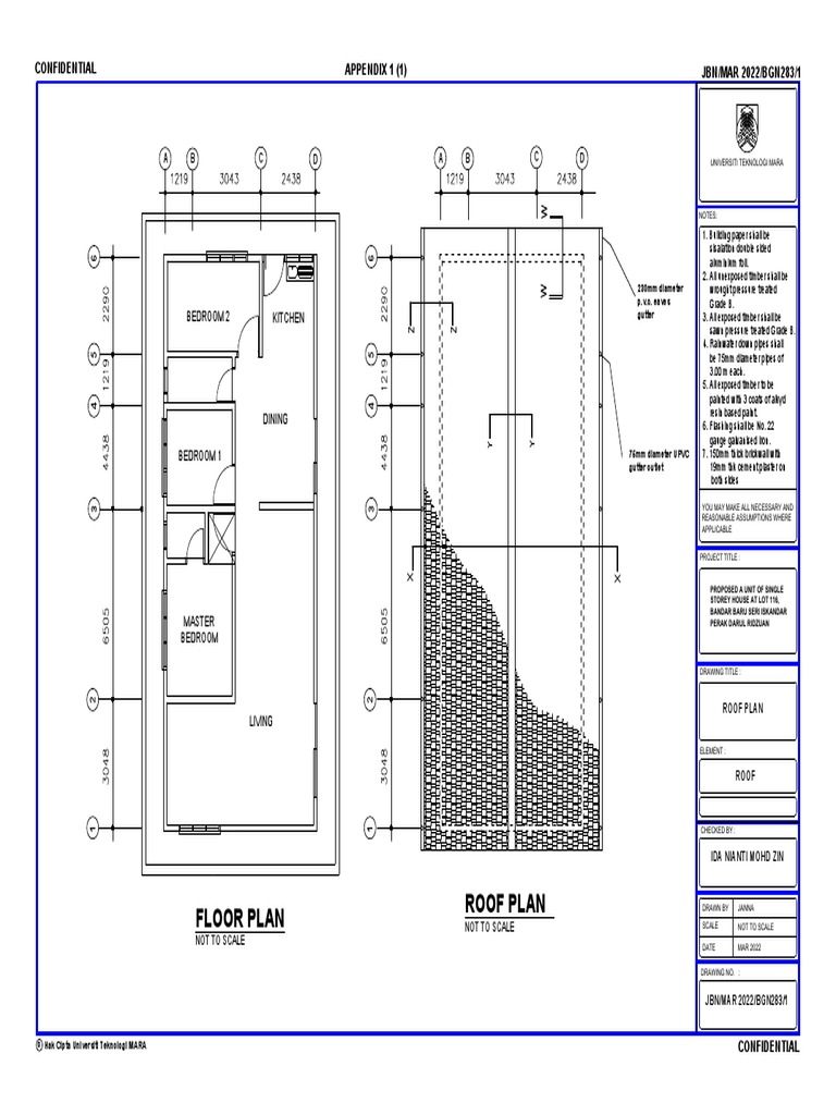 Proposed Single Storey House at Lot 116, Bandar Baru Seri Iskandar