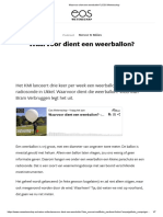 Waarvoor Dient Een Weerballon - EOS Wetenschap PDF