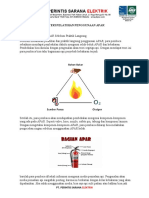 Materi Pelatihan Alat Pemadam Api Ringan (Apar)