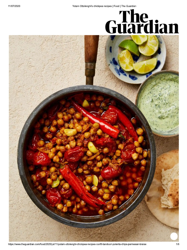 Yotam Ottolenghi S Chickpea Recipes Food The Guardian PDF