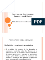 TEMA II. Pronostico de La Demanda. INI-425 PDF