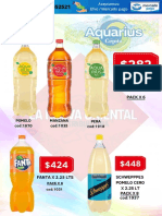 Bebidas y alimentos a la venta