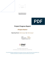 (OPM2-22 E TPL v3 0 1) Project - Progress - Report (ProjectName) (Dd-Mm-Yyyy) (VX X)