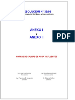 ANEXO II NORMAS DE CALIDAD DE AGUA Y EFLUENTES - PDF Descargar libre