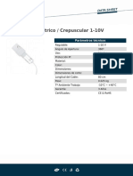Sensor Fotoeléctrico - Crepuscular 1-10V