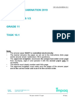 2019-LS-Grade 11-November Examination - Paper 1