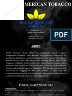 British American Tobacco PESTEL Analysis