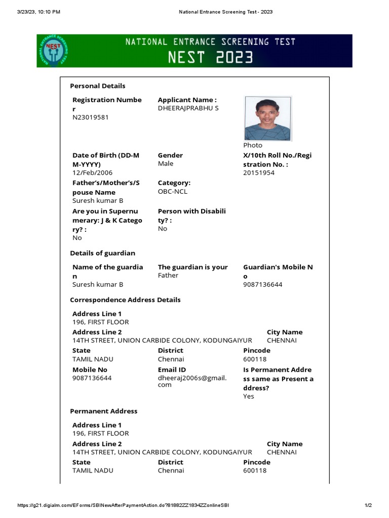 Screening Test Meaning In Tamil