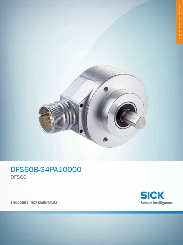 Encóder Datasheet - DFS60B-S4PA10000 - 1036720 - Es | PDF | Rodamiento ...