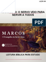 Marcos 10 O SERVO VEIO PARA SERVIR A TODOS