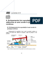 Echipamentul de Suprafaţă Și de Adâncime Al Unei Sonde În Pompaj Continuu