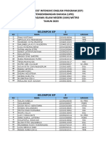 28kelompok Kelas Iep Dan Jadwal 2023