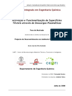 Activação e Funcionalização de Superfícies Têxteis Através de Descargas Plasmáticas PDF