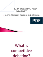 Sesión 1 - Fundamentos Del Debate de Competición PDF