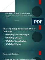 Makalah Psikologi Olahraga Tentang Latihan Relaksasi Otot Dalam Raga (Kiswanda Arrojak)