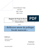 PFE (Reflexion Autour La Politique Fiscal Marocain)