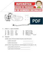 Compara y ordena números decimales