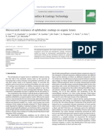 Microscratch Resistance of Ophthalmic Coatings On Organic Lenses