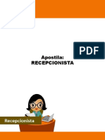 Recepcionista: Apostila Completa