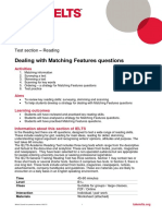 Dealing With Matching Features Questions PDF
