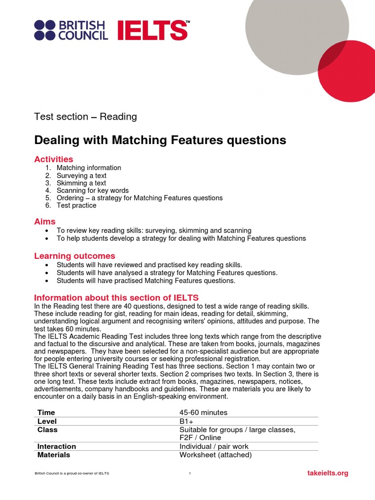 Dealing With Matching Features Questions PDF | PDF | Limbic System | Brain