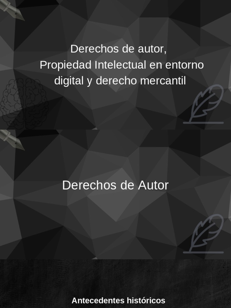 Propiedad Intelectual y Derechos de Autor | PDF | Propiedad intelectual ...
