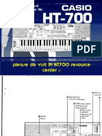 Casio ht700 Manual