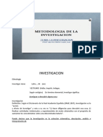 La Investigacion PDF