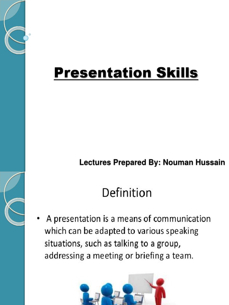 academic presentation skills pdf