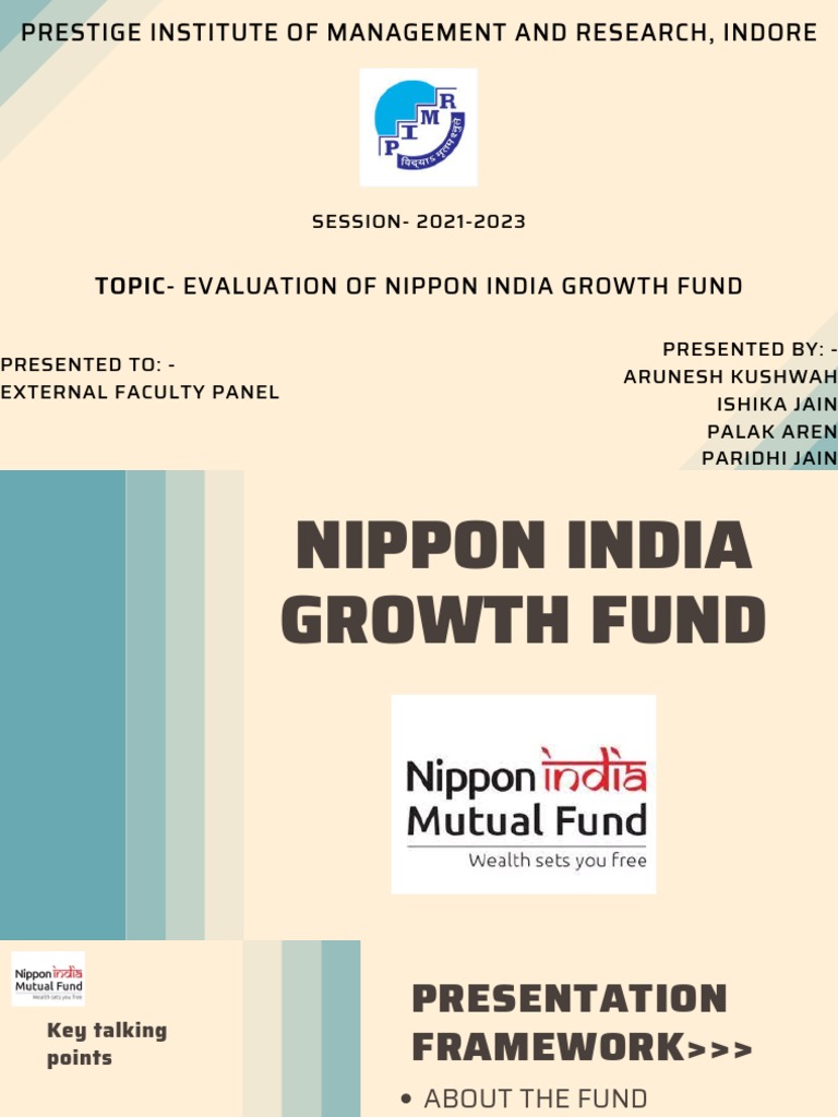 Evaluation of Nippon India Growth Fund PDF Investing Investment Management