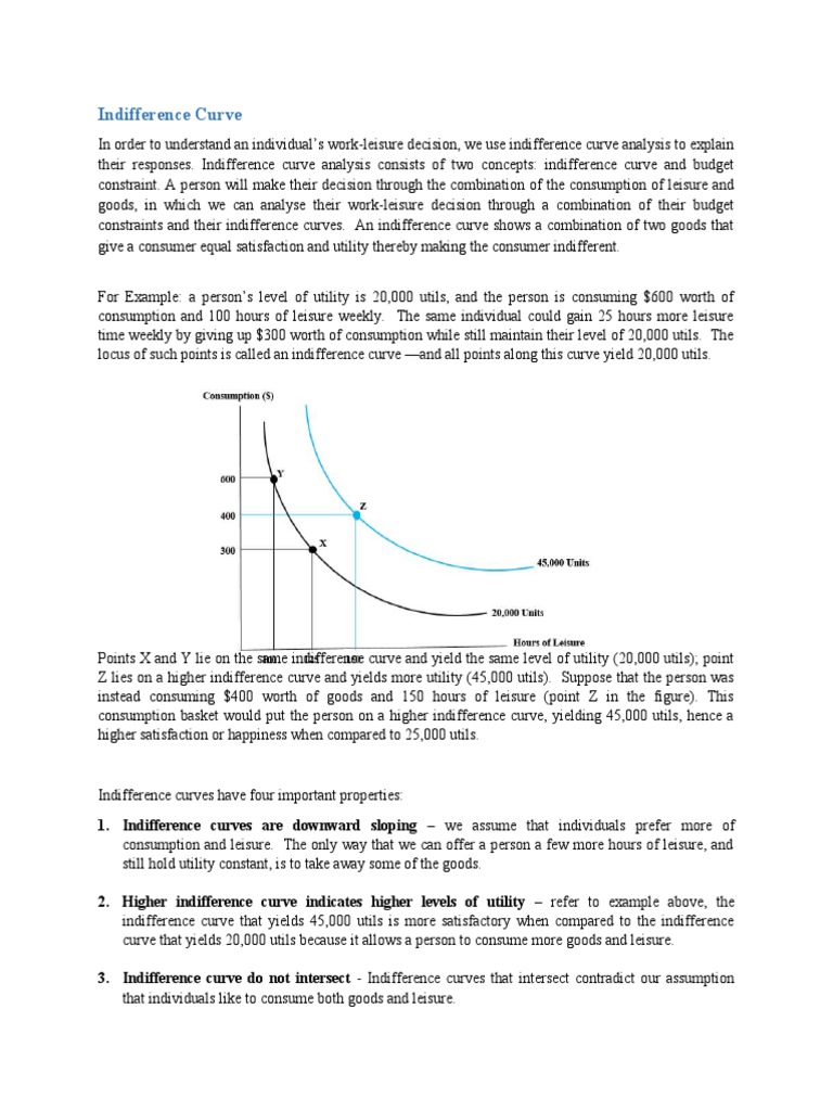 Understanding Indifference Curves in Finance | PDF | Finance & Money ...