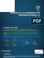 Barrokoa, Klasizismoa Eta Erromantizismoa