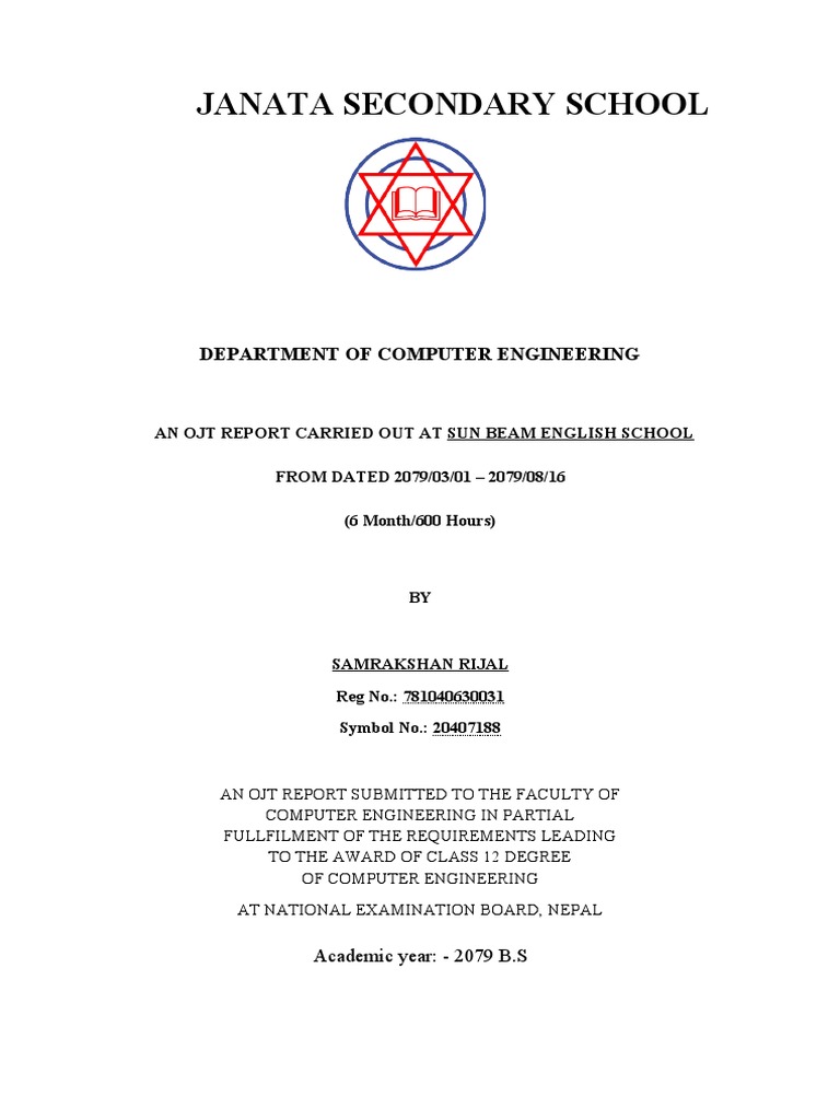 An Ojt Report Pdf Cloud Computing Websites