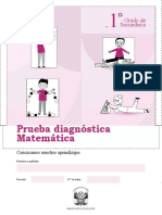 Evaluacion Diagnostica Primero 2022