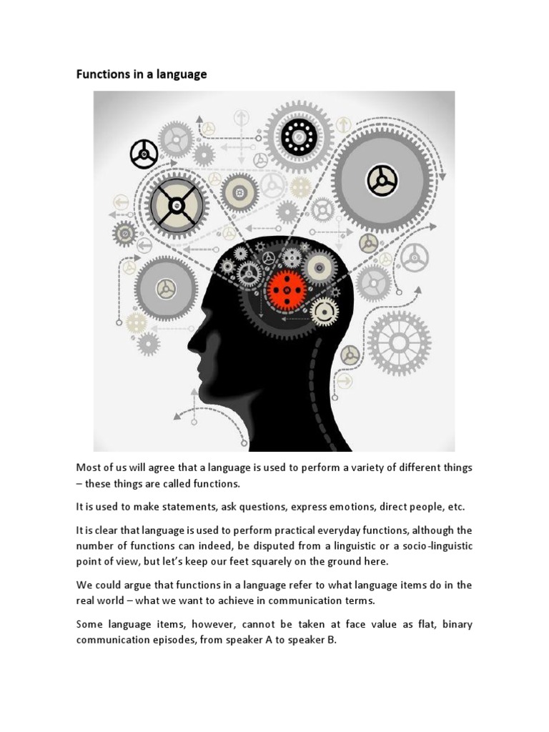 Functions of Language in Communication | PDF | Communication | Learning