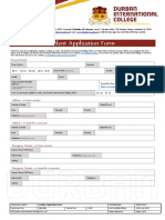 DIC - Application Form