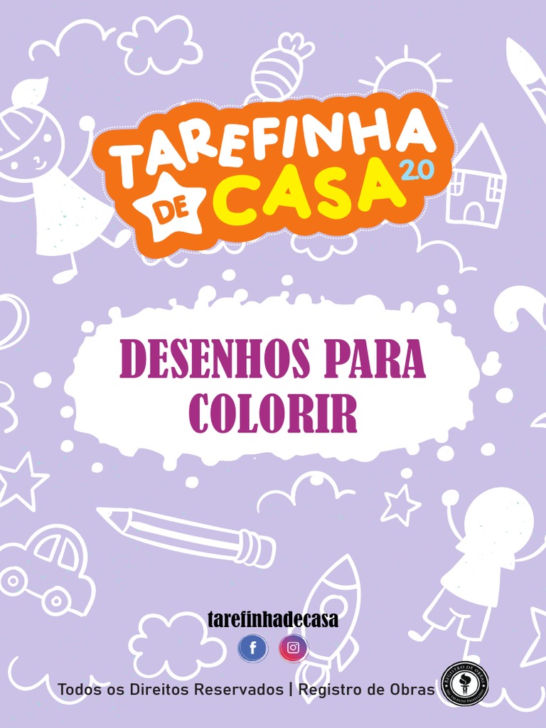 Colorir - PCD | PDF | Cor | Visão, image size:768x1024