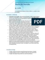Notas de Versão 1.643 PDF