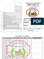 Tarjeta de Calificaciones de 4o. A 6o. Grado.