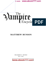 The Vampire Encyclopedia PDF