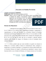 Sumário Executivo de Medida Provisória PDF