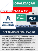 2022-2° Ano-Roteiro de Estudos para A Av1 - 4° Bimestre - Geografia