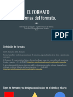 EL FORMATO Composición y Formas Del Formato PDF