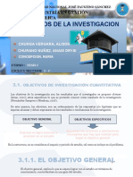 Objetivos de La Investigacion