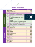 Lista de Precios 2020